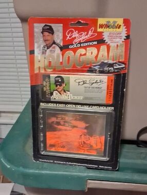 Nascar Hologram Gold Edition Red and Black Collectible